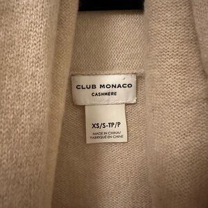 Club Monaco - Cashmere wrap cardigan - beige - xs/s